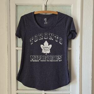 Toronto Maple Leafs Navy Graphic Tee XS